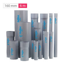Finolex Selfit 160mm 6meter 4kg/cm2 PVC U Agriculture Pipe ...