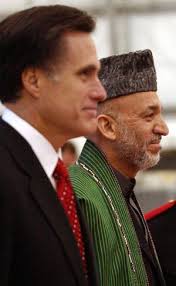 By Sorina Ioana Crisan*. Romney and Karzai, Boston, 2005 - romney-and-karzai