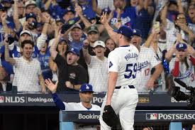 Dodgers bullpen in action