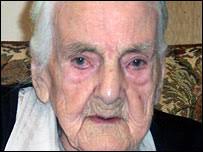 Christina Morrison said her long life was due to eating lots of herring - _41933080_christina203