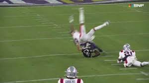 Mack Hollins makes an impressive catch during the NFL game