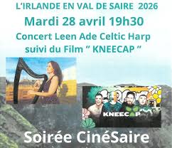 Soirée CinéSaire : Concert Leen Ade Celtic Harp suivi du film KNEECAP