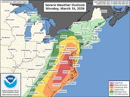 Tornado Warning: Severe Storms Threaten East Coast This Week