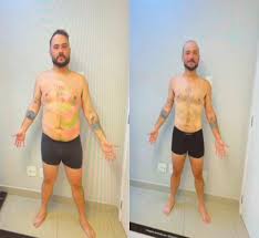 Ed Gama mostra transformação no corpo após perder mais de 30kg