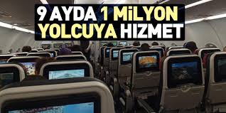 Samsun Çarşamba Havalimanı Surpasses 1 Million Passengers in 9 Months