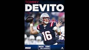 Patriots QB Tommy DeVito joins the show