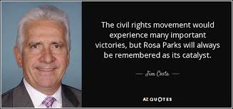 Jim Costa quote: The civil rights movement would experience many ... via Relatably.com