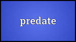 Predate meaning
