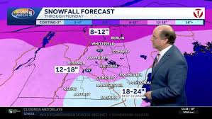 Snow piles up across New Hampshire, more to come through day Monday