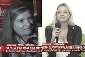 Teresa Costantini había dicho: “Ojalá que el hijo sea de él”, poniendo un manto de duda sobre la futura paternidad de Tomás. Y la modelo le respondió entre ... - campisi-costantini