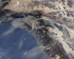 Image of Santa Ana wind in LA