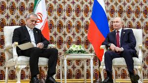 پوتین از برنامه هسته‌ای ایران حمایت و پزشکیان از او سپاسگزاری کرد