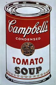 Sopa Cambell, Warhol, utilizado para la entrada la evolución del bodegón realizada para la academia de dibujo y pintura Artistas6 de Madrid. 