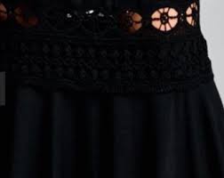 Spring sale! Tall, Ladies, women's, trendy, crocheted lace trim black,Festival, maxi skirt, long, boho, Small, Medium, Large, knit