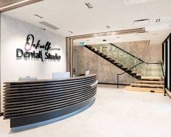 Image of modern dental clinic interior reception