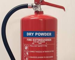 Image of dry powder fire extinguisher