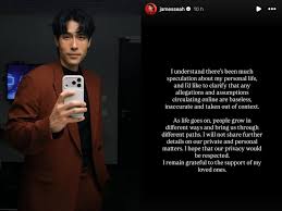 Singaporean actor James Seah releases statement following online rumours surrounding personal life