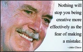 Nothing will stop you being creative more effectively as the fear ... via Relatably.com