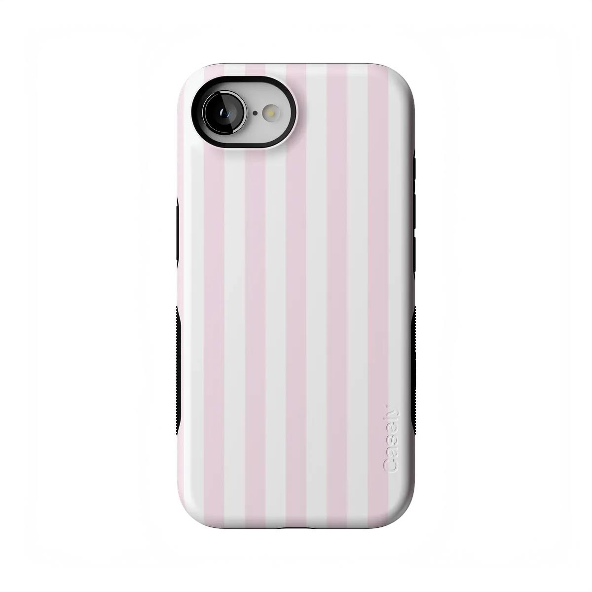 Casely iPhone 17e Compatible with MagSafe Pink Stripes