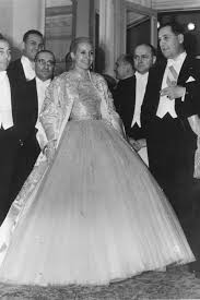 Eva Peron, in Dior couture & diamonds