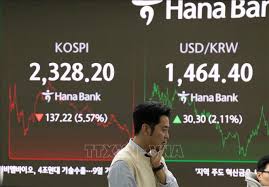 Die südkoreanischen Aktienkurse brachen aufgrund der Spannungen im Nahen Osten und der steigenden Ölpreise um fast 6 % ein.