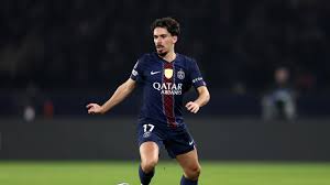 Is Vitinha playing for PSG against Bayern Munich today in Champions League semifinal first leg?