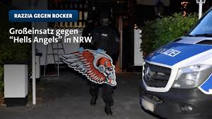 "Hells Angels" in NRW Razzia gegen Rocker mit 1.200 Polizisten
