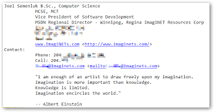 Email Signature Etiquette - Too Much Flair? - Scott Hanselman via Relatably.com