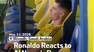 Ronaldo Reacts to Al Nassr’s Draw With Al Hilal