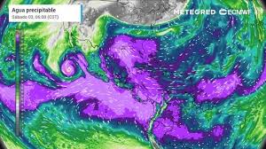 Primer temporal lluvioso de otoño: 28 de septiembre al 4 de octubre huracán y frente frío generarán lluvias torrenciales