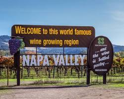 Image of Napa Valley Vineyards, California USA