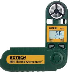 Extech 45158 Mini Thermo-Anemometer+Humidity, 100 to 5500 ft ...