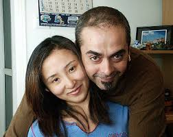 My host in Shanghai was Manuel, an Italian expatriate, and his girlfriend Ling Xi. - Manuel_and_Ling_Xi_1_7x9_72_dpi