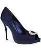 Blue heels at m! Check out our blue shoes today