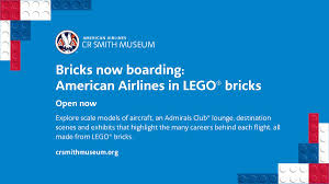 Our summer exhibition is now open! Bricks now boarding: American Airlines in LEGO® bricks This summer, take off with “Bricks now boarding”, a special exhibition about the world of flying told through