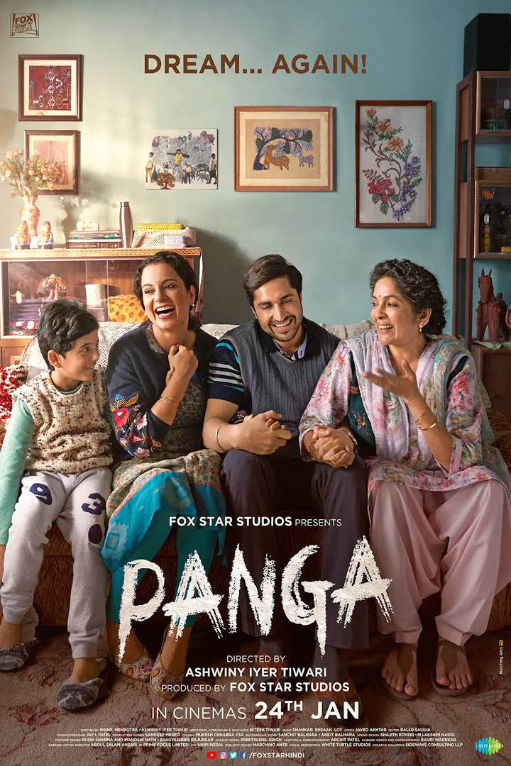 Panga (2020) Bollywood Hindi Movie HDRip 480p/720p