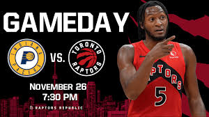 Gameday: Pacers @ Raptors, November 26th