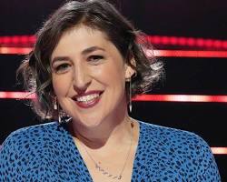 Image of Mayim Bialik before and after transformation