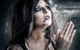 women dark gothic mood sad sorrow cross pray death wallpaper background - 554db1e0cd06cb8023a3857588f80eb1