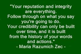 Famous Quotes On Credibility. QuotesGram via Relatably.com