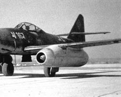 初期のジェット戦闘機 Me 262の画像