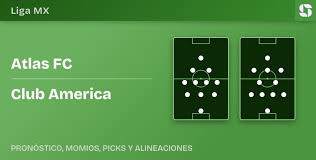 Atlas FC vs Club America: Pronóstico, Picks, Momios y Alineaciones
