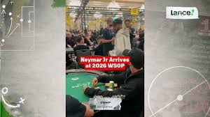 Neymar participa de torneio de poker após eliminação na Copa