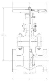 Item # 10" 3-11-RF WCB GATE LE, Gate Valves - Class 300 On ...