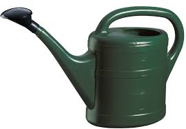Green Plastic Watering Can - lg_1018