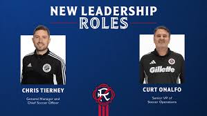 New England Revolution promote Curt Onalfo and Chris Tierney to new leadership roles