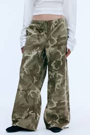 Pantalones Low Rise Baggy Ripstop