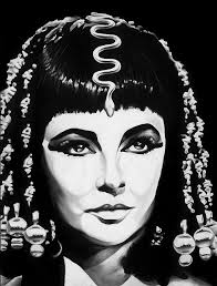 Cleopatra Drawing - cleopatra-jeff-stroman