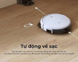 Hình ảnh về Robot hút bụi lau nhà đang hoạt động tự động