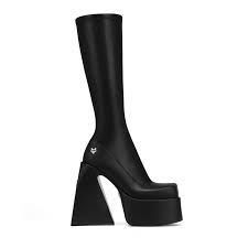 Vegan leather boots Naked Wolfe Black size 38 EU in Vegan leather - 50308995